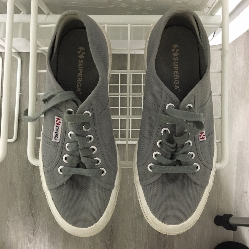 Gray Superga Sneakers - Picture 2 of 5